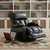 39" Black Faux Leather Heated Massage Lift Assist Power Lift Assist Zero Gravity Recliner With USB