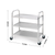 Tier x Stainless Steel Kitchen Dinning Food Cart Trolley Utility Size 