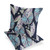 Set of Two Blue And Purple Botanical Indoor Outdoor Throw Pillow
