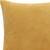 20" Yellow Cotton Throw Pillow