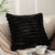 Medieval Raised Pattern Fringed Velvet Pillowcase