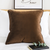 Velvet Pillowcase Rich Brown