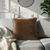 Velvet Pillowcase Rich Brown