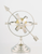 8.5" X 10" X 12.5" Alum Armillary