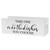 6" White Wood Desk Organizer