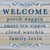 Welcome: porch nappin, sweet tea sippin... Wall Sign