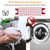 2Pcs Fiber Floor Mop Pads Fit 