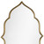 32" Gold Abstract Metal Framed Accent Mirror