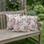 Set of Three Off White And Pink Peacock Indoor Outdoor Throw Pillow