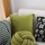 Olive Velvet Pillow Covers Soft Luxury Cushion Cases for Sofa, BedHome Dcor