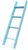 5 Step Rustic Turquoise Wood Ladder Shelf