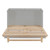 Gray Wood Queen Murphy Bed With Drawers