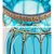Colo European Glass Floor Home Decor Flower Vase with Metal Stand