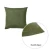 Farmhouse Square and Lumbar Solid Color Throw Pillow Covers Set