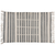 2' X 3' Gray And Cream Broken Stripes Scatter Rug