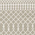 6' Sage And Ivory Geometric Runner Rug