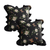 Square Vintage Decorative Embroide Square Throw Pillow