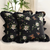 Square Vintage Decorative Embroide Square Throw Pillow