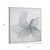Flor Azul Small And Hand Painted Canvas Hand Painted Silver Floater Frame Wall Art