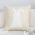Minimalist Bunny Silhouette Decorative Pillowcase