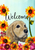 Cocker Spaniel Buff - Hippie Hound Studios Welcome Garden Flag