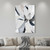 Sonatina I Hand Painted Brown Floater Frame Wall Art