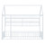 White Metal Twin House Bed