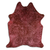 ACID WASHED HAIR ON COWHIDE DYED PINK ON BROWN