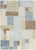 5' X 7' Blue Brown And Tan Geometric Washable Area Rug