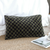 Urban Light Luxury Dark Checke Lumbar Throw Pillow