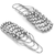 12 Sets of Shower Curtain Hooks Rustproof Stainless Steel Hooks 