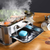 Portable Stainless Steel Outdoor Chafing Dish BBQ Fish Stove Grill Plate