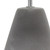 14" White Concrete Novelty Table Lamp With White Drum Shade