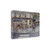 Shopping In Paris 3 Wrapped Canvas Print Living Room Wall Art