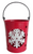 5" Metal Container w/Cut Out Snowflake