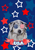 Australian Shepherd - Hippie Hound Studios Patriotic  House and Garden Flags