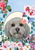 Havanese  - Hippie Hound Studios Spring  House and Garden Flags