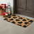 24" X 36" Brown And Black Hearts Outdoor Coir Door Mat