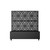 47" X 47" Black Galvanized Metal Rectangular Planter Box