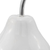White Jumbo Pear Shaped Aluminum Accent Home Decor