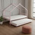 Pink Metal Twin Bed Frame With Trundle