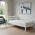 White Wood Twin Bed Frame