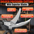 Heavy Duty Poultry Shears Stainless Steel Meat Scissors Heavy Duty Ergonomic Kitchen Shears for Food Vegetables Seafood & Bones High Wear Resistance &