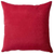 Set Of 2 Red Brushed Twill Decorative Throw Pillow Covers