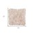 17" Blush and Ivory Cotton Blend Throw Pillow