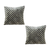 Urban Light Luxury Pillow Dark Night Checke Square Throw Pillow
