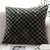 Urban Light Luxury Pillow Dark Night Checke Square Throw Pillow