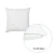 Farmhouse Square and Lumbar Solid Color Throw Pillow Covers Set