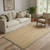 5' X 8' Natural Jute Hand Braided Area Rug