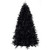 7' Black Pre Lit Full Fir Christmas Tree